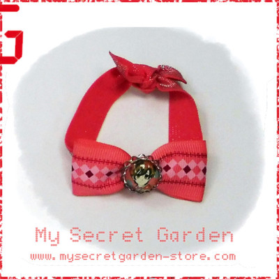 Ouran High School Host Club 桜蘭高校ホスト部 Haruhi Fujioka Anime Cabochon Hair Bows Hair Ties Bobbles Bracelet / Hair Clip